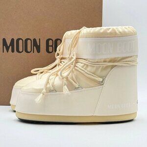 Size 9-10.5 Men / 10-11.5 Women / EU 42-44 Moon Boot Icon Low Nylon Snow Boots